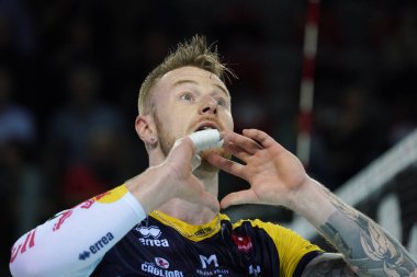 Voleybol İtalya Süper Kupa Erkekler Finali - Sir Safety Perugia Modena Volley 'e karşı