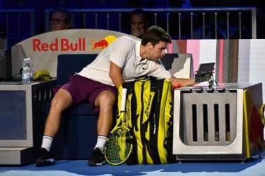 Tenis Uluslararası Atp Finalleri - Turnuva Turnuvası - Casper Ruud Miomir Kecmanović 'e karşı