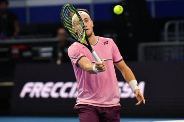 Tenis Uluslararası Atp Finalleri - Turnuva Turnuvası - Casper Ruud Miomir Kecmanović 'e karşı