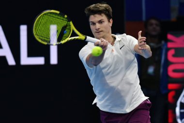 Tenis Uluslararası Atp Finalleri - Turnuva Turnuvası - Casper Ruud Miomir Kecmanović 'e karşı