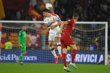 İtalyan Futbolu Serie A Erkekler Şampiyonası Romanlar Ac Milan 'a karşı