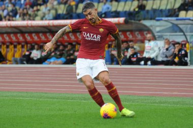 İtalyan Futbolu Serisi A Erkekler Şampiyonası Romanlar Napoli 'ye Karşı