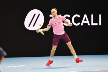 Tenis Uluslararası Atp Finalleri - Turnuva Turnuvası - Casper Ruud Miomir Kecmanović 'e karşı