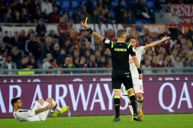 İtalyan Futbolu Serie A Erkekler Şampiyonası Romanlar Ac Milan 'a karşı