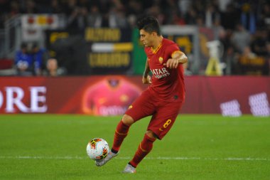 İtalyan Futbolu Serie A Erkekler Şampiyonası Romanlar Ac Milan 'a karşı