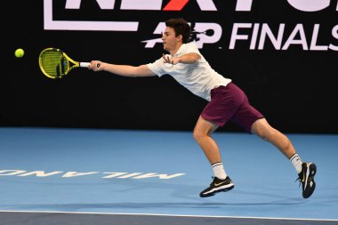 Tenis Uluslararası Atp Finalleri - Turnuva Turnuvası - Casper Ruud Miomir Kecmanović 'e karşı