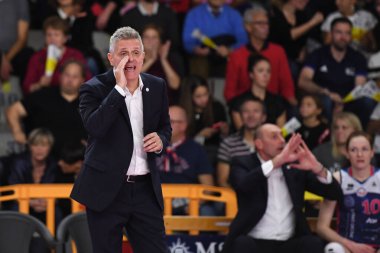 Voleybol İtalyan Serie A1 Kadınlar Şampiyonası Savino Del Bene Scandicci Volley, Igor Gorgonzola Novara Volley 'e karşı