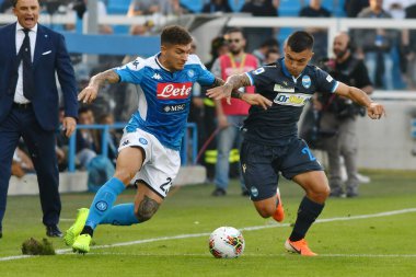 İtalyan Futbolu Serisi A Erkekler Şampiyonası Spal Napoli 'ye karşı