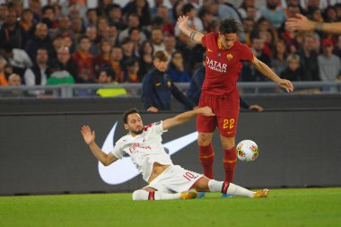 İtalyan Futbolu Serie A Erkekler Şampiyonası Romanlar Ac Milan 'a karşı