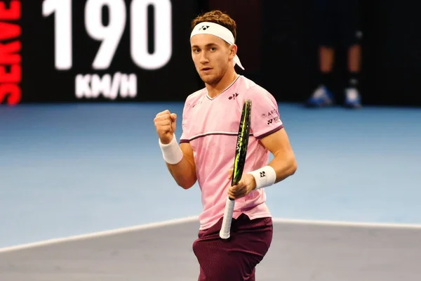 Tenis Uluslararası Atp Finalleri - Turnuva Turnuvası - Casper Ruud Miomir Kecmanović 'e karşı