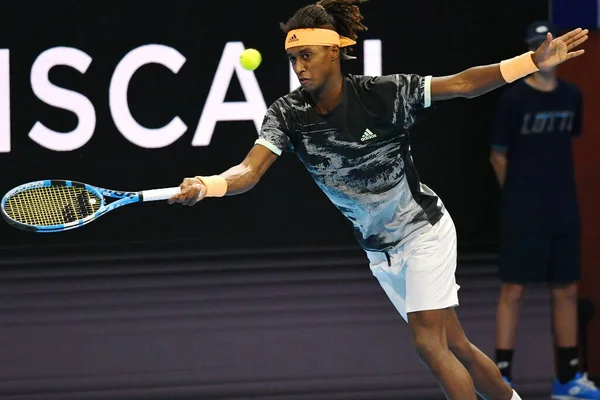 Tenis Uluslararası Atletizm Finalleri - Turnuva Turnuvası - Ugo Humbert Mikael Ymer 'a Karşı — Stok fotoğraf