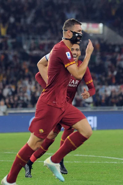 Italian Soccer Serie A Masculino AS Roma vs AC Milan — Foto de Stock