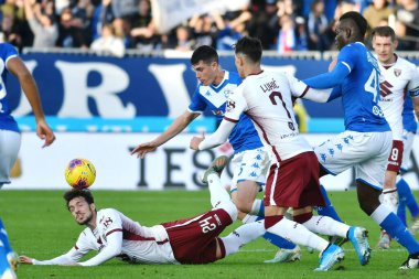 İtalyan Futbolu Serisi A Erkekler Şampiyonası Brescia Torino 'ya karşı