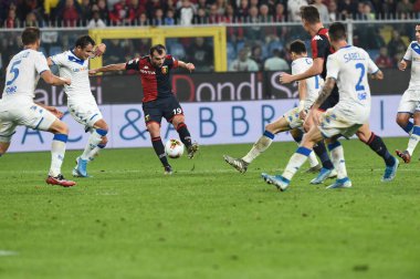 İtalyan Futbolu Serisi A Erkekler Şampiyonası Genoa Brescia 'ya karşı