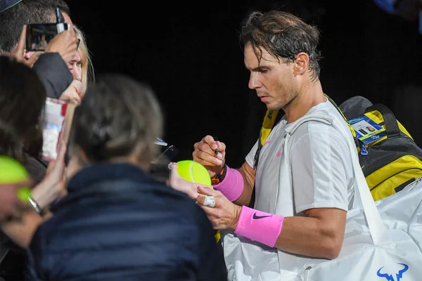 Tenis Internacionales Nitto ATP Finales - Individuales - Rafael Nadal vs Alexander Zverev — Foto de Stock