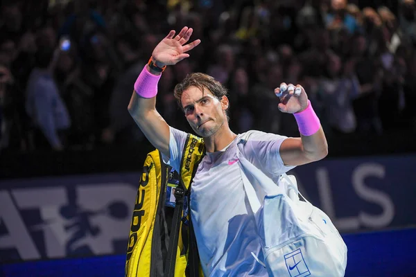 Tenis Internacionales Nitto ATP Finales - Individuales - Rafael Nadal vs Alexander Zverev — Foto de Stock