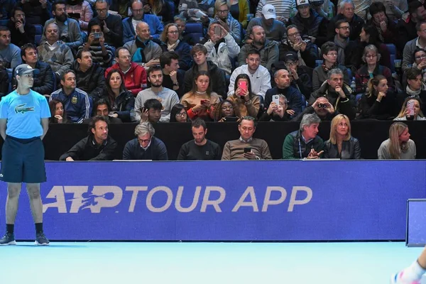 网球国际Nitto Atp决赛- -单打- - Rafael Nadal对Alexander Zverev — 图库照片