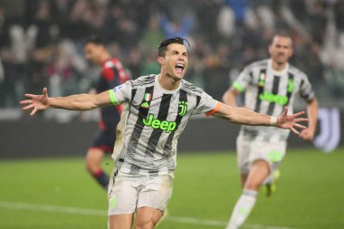 İtalyan Futbolu Serie A Men Şampiyonası Juventus Cenova 'ya karşı