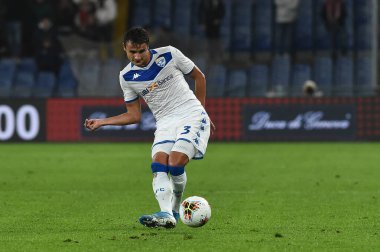 İtalyan Futbolu Serisi A Erkekler Şampiyonası Genoa Brescia 'ya karşı