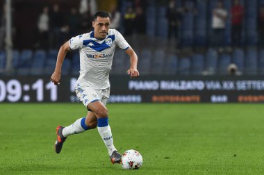 İtalyan Futbolu Serisi A Erkekler Şampiyonası Genoa Brescia 'ya karşı