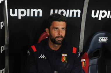 İtalyan Futbolu Serisi A Erkekler Şampiyonası Genoa Brescia 'ya karşı