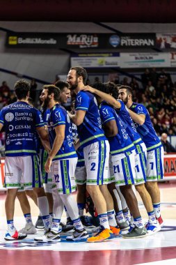 İtalya Basketbol Şampiyonası Umana Reyer Venezia Banco di Sardegna Sassari 'ye karşı