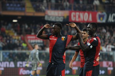 İtalyan Futbolu Serisi A Erkekler Şampiyonası Genoa Brescia 'ya karşı