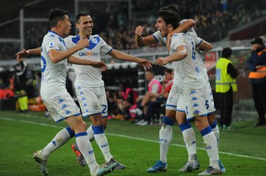 İtalyan Futbolu Serisi A Erkekler Şampiyonası Genoa Brescia 'ya karşı