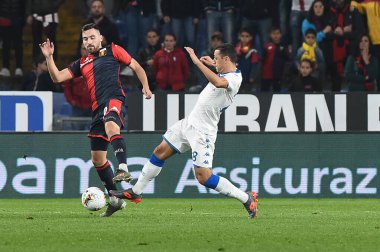 İtalyan Futbolu Serisi A Erkekler Şampiyonası Genoa Brescia 'ya karşı