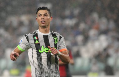 İtalyan Futbolu Serie A Men Şampiyonası Juventus Cenova 'ya karşı