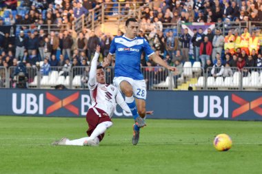 İtalyan Futbolu Serisi A Erkekler Şampiyonası Brescia Torino 'ya karşı