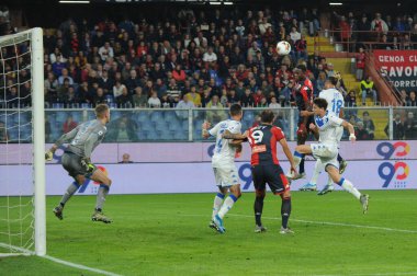 İtalyan Futbolu Serisi A Erkekler Şampiyonası Genoa Brescia 'ya karşı