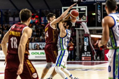 İtalya Basketbol Şampiyonası Umana Reyer Venezia Banco di Sardegna Sassari 'ye karşı
