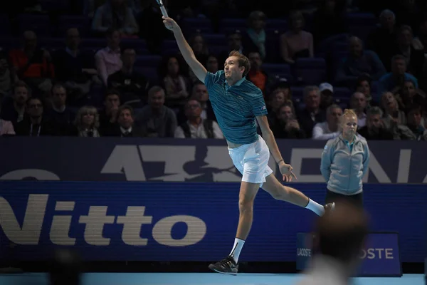 Tenisz Nemzetközi Nitto Atp Finals - Tournament - Daniil Medvedev vs Stefanos Tsitsipas — Stock Fotó