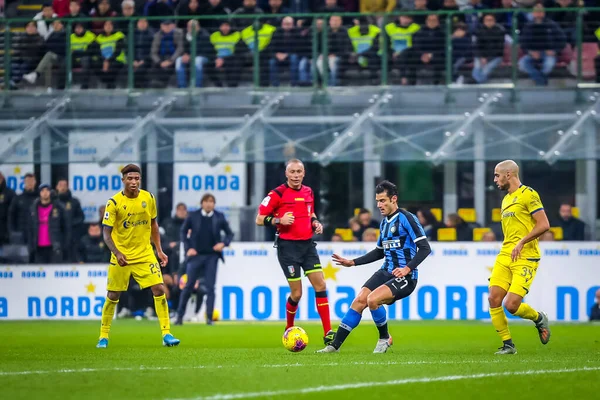 Italský fotbal Serie A Men Championship Inter vs Hellas Verona — Stock fotografie