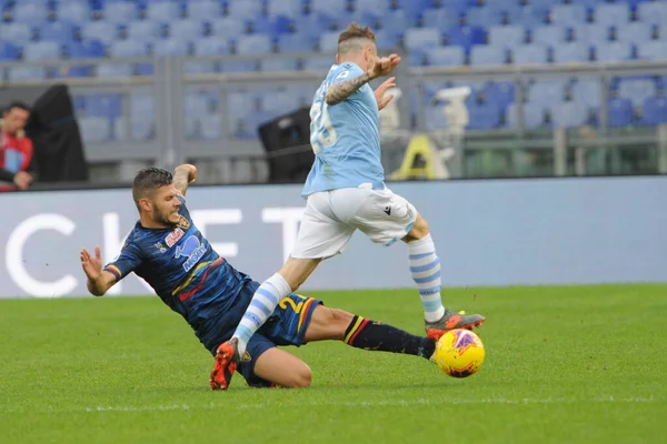 Italiană de fotbal Serie A Men Championship Lazio vs Lecce — Fotografie, imagine de stoc