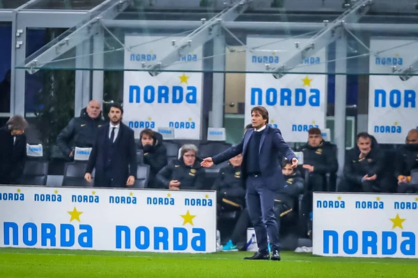 Campionato Italiano Calcio Serie A Uomini Inter vs Hellas Verona — Foto Stock