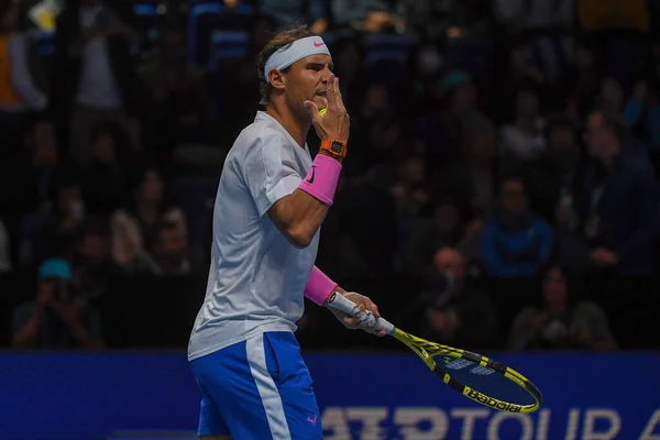 Tennis International Nitto Atp Finals - Singles - Rafael Nadal εναντίον Alexander Zverev — Φωτογραφία Αρχείου