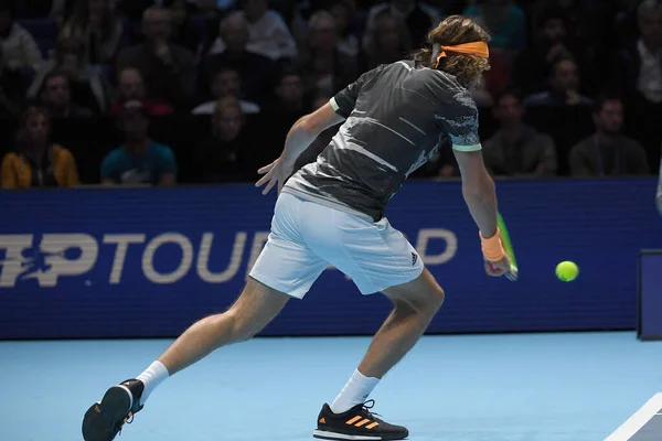 Tenis Uluslararası Nitto Atp Finalleri - Turnuva - Daniil Medvedev Stefanos Tsitsipas 'a karşı — Stok fotoğraf