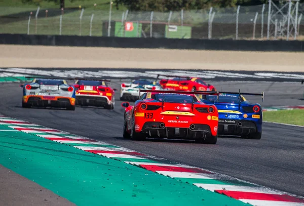 Ferrari Wanderpokal Ferrari Challenge World Finals 2019 — Stockfoto