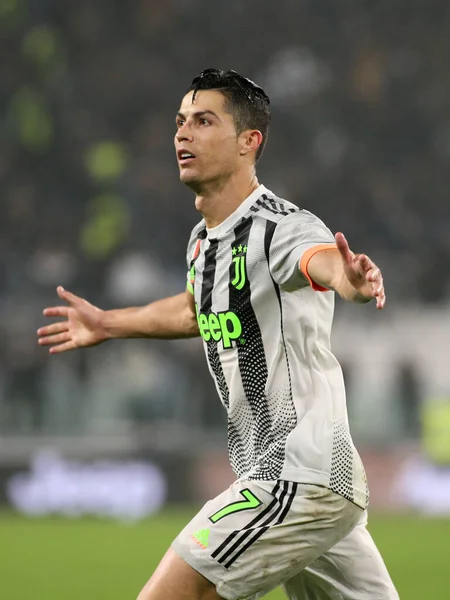 İtalyan Futbolu Serie A Men Şampiyonası Juventus Cenova 'ya karşı — Stok fotoğraf