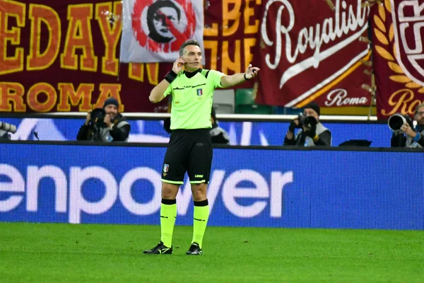 Italiaans kampioenschap voetbal Serie A mannen Udinese Calcio vs Als Roma — Stockfoto