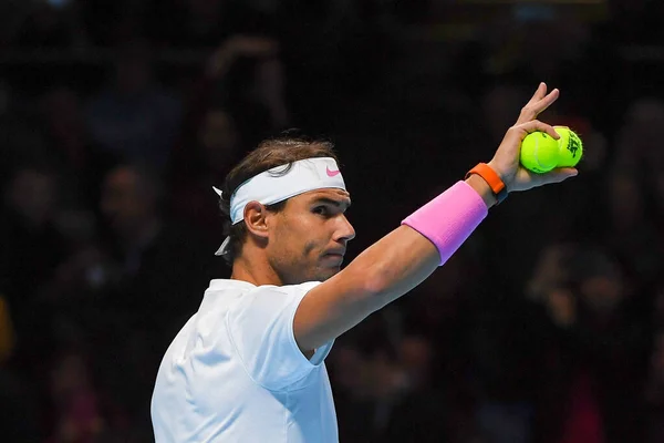 Internacionais de tênis Nitto ATP Finals - Singles - Rafael Nadal vs Alexander Zverev — Fotografia de Stock