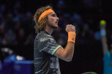 Tenis Uluslarası Nitto Atp Final Stefanos Tsitsipas Alexander Zverev 'e karşı