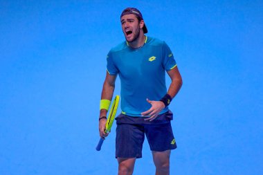 Tenis Uluslararası Nitto Atp Finali Tekler Roger Federer Matteo Berrettin 'e karşı