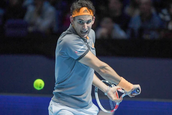 Tenis Internationals Nitto Atp Final Novak the Dominic Thiem - (Dominic Thiem ) — Stock fotografie