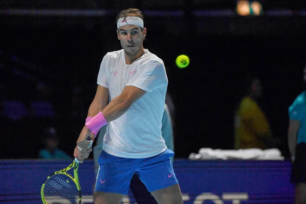 Internacionais de tênis Nitto ATP Final Rafael Nadal Vs Daniil Medvedev — Fotografia de Stock