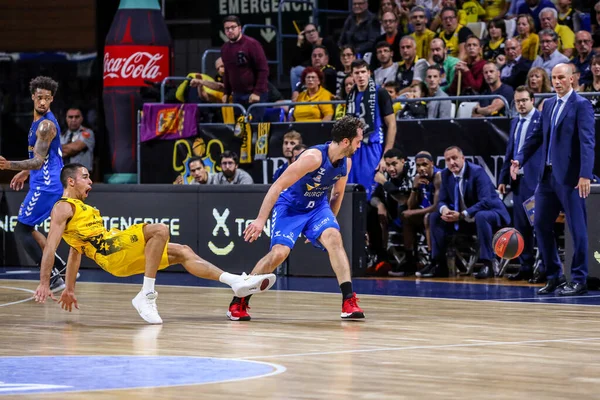 Uluslararası Basketbol Takımları Iberostar Tenerife San Pablo Burgos 'a karşı — Stok fotoğraf