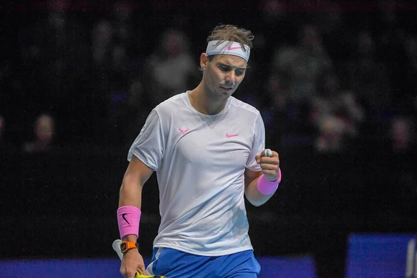 Internacionais de tênis Nitto ATP Final Rafael Nadal Vs Daniil Medvedev — Fotografia de Stock