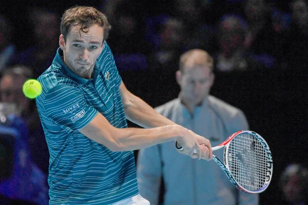 Internacionais de tênis Nitto ATP Final Rafael Nadal Vs Daniil Medvedev — Fotografia de Stock